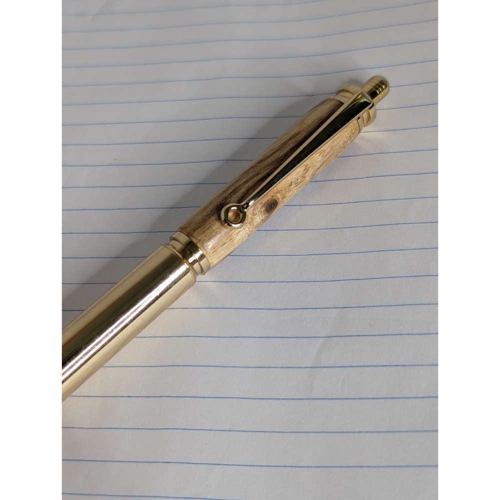 Used PSI CP 2400 Bullet‎ Rollerball Pen Wood NEEDS NEW INK REPLACEMENT - Picture 2 of 6